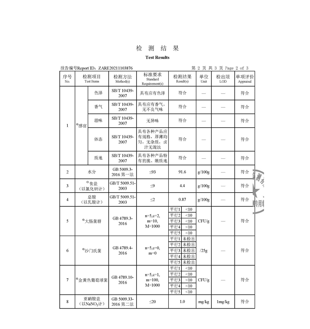 太二酸菜鱼发布安全检测报告