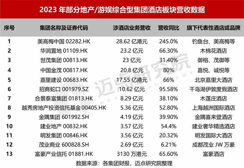 2023年酒店集团财务分析报告