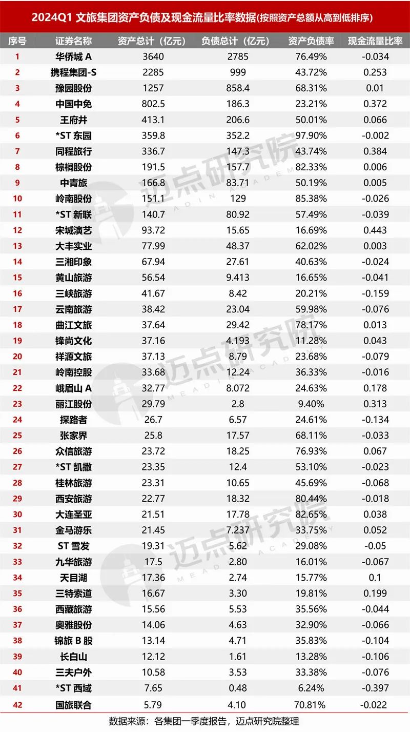 2024年一季度文旅集团财务分析报告